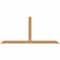 Ekena Millwork Portland Timber Gable Bracket, Western Red Cedar, 108"W x 49"H x 3 1/2"D x 5 1/2"F, 11/12 Pitch GBW108X49X0406POR00SWR - alternate 1